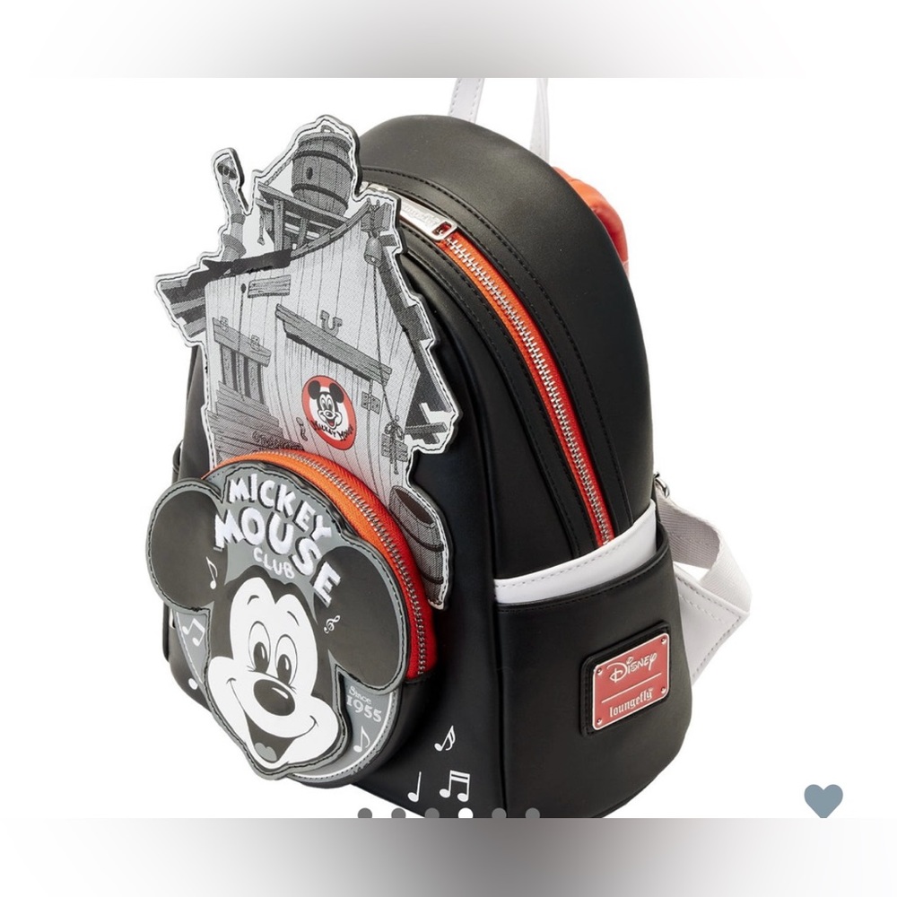 NWT Loungefly Disney’s 100th Mickey Mouse club mini backpack#456111 - Picture 4 of 12